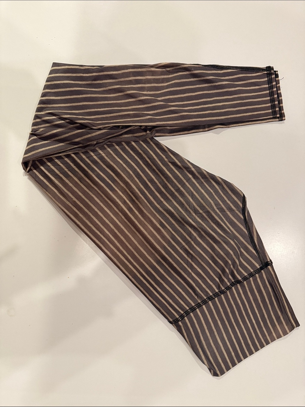 Women Teeki Brown Striped Dress leggings